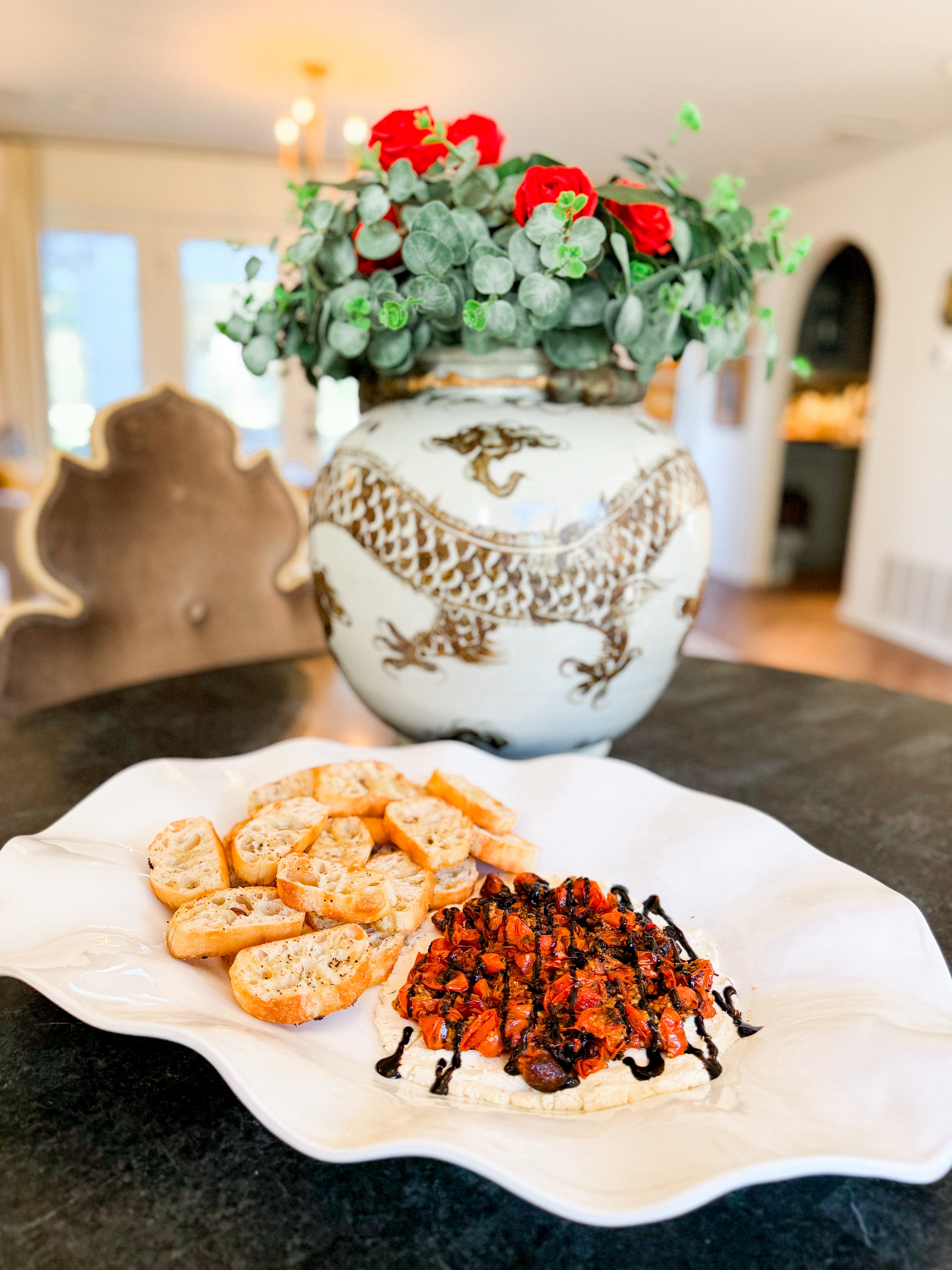 Roasted Tomato Boursin Appetizer