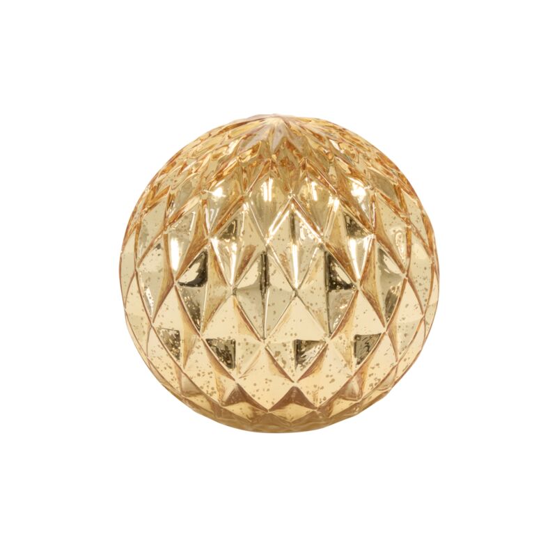 Large Golden LED Globe