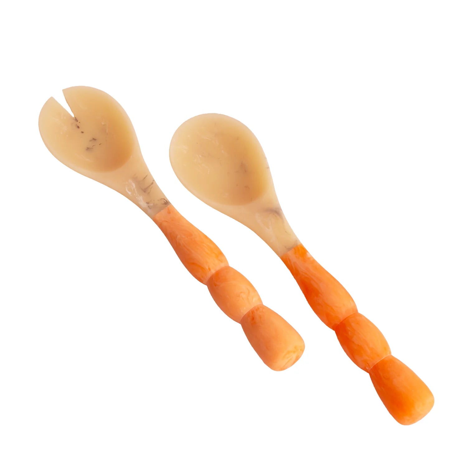 Tangerine Salad Servers