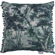 Meadowland Blues Feather Pillow