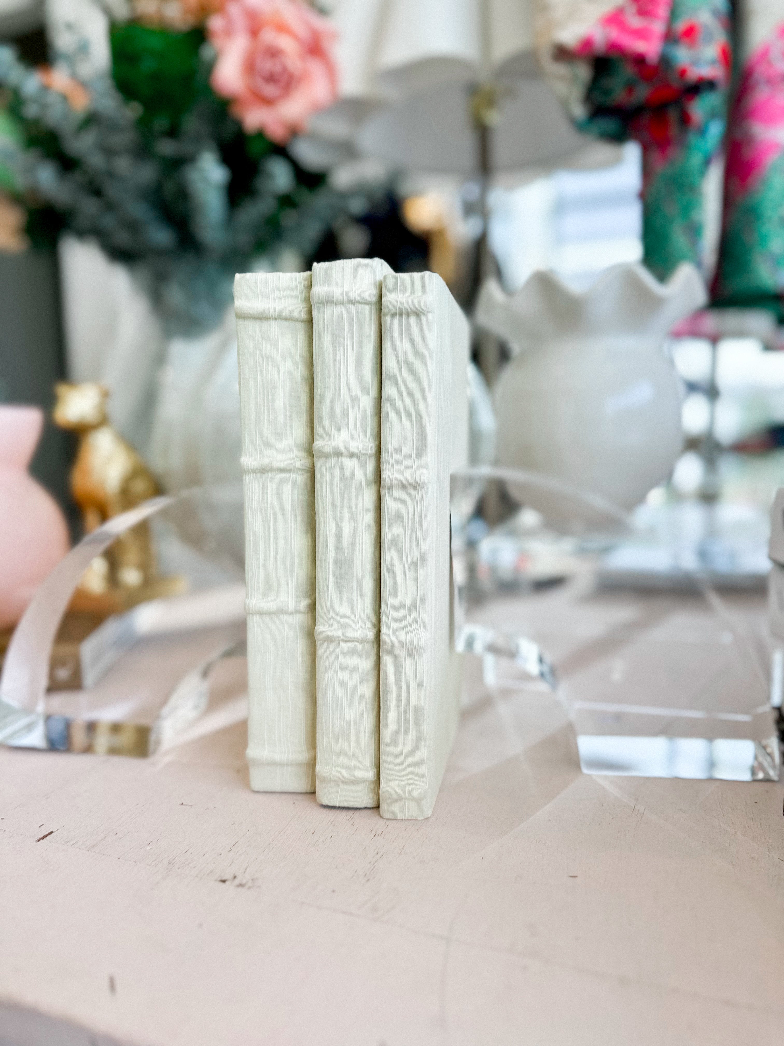 Linen Decorative Book