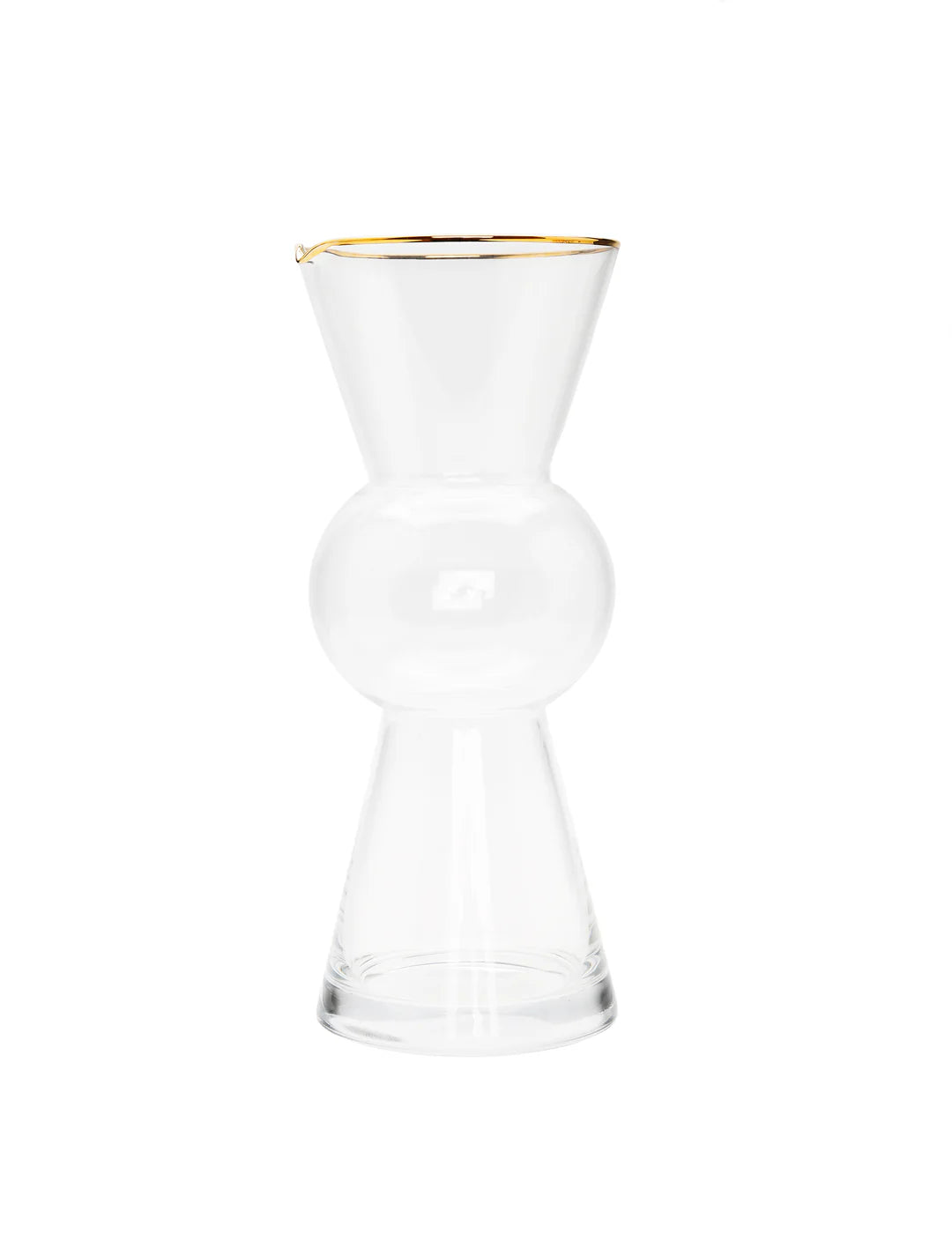 Narrow Pitcher With Gold Trim