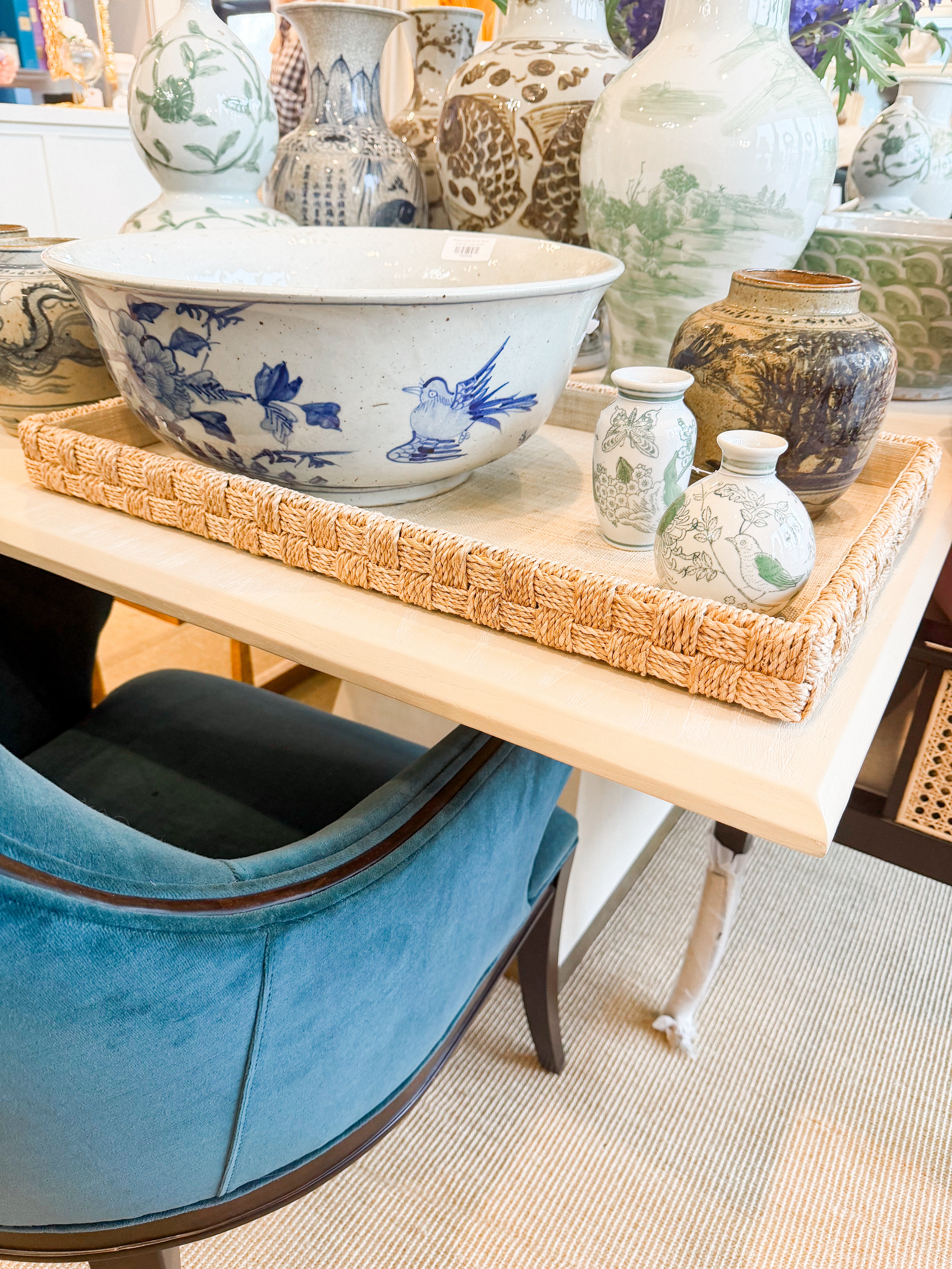 Large Abaca Rope Tray