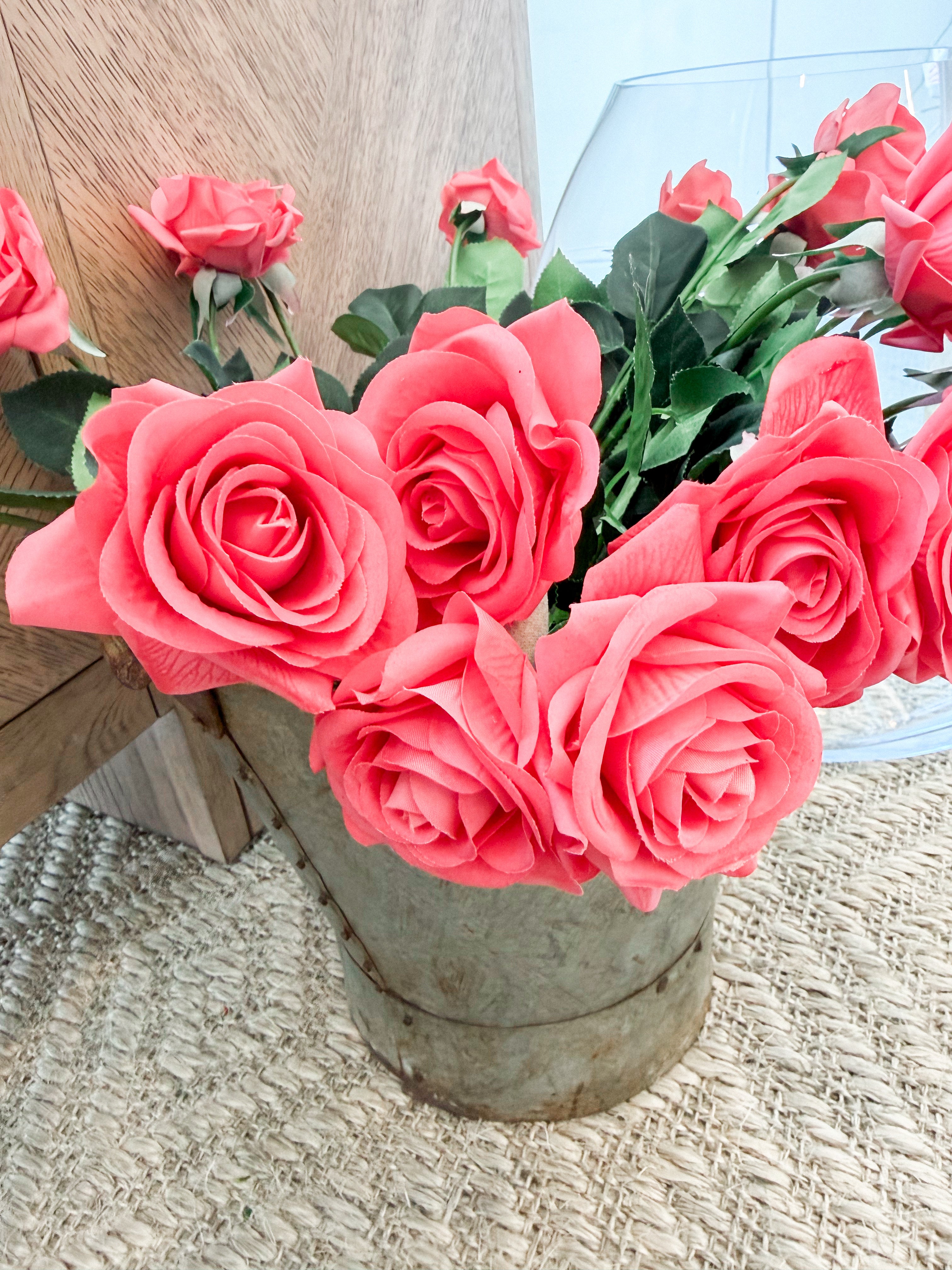 17 in Coral Peach Rose