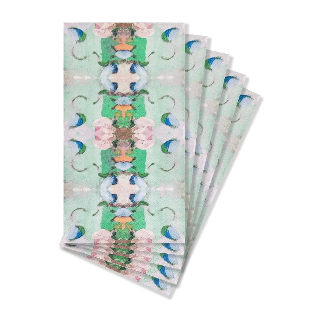 Monet’s Garden Green Guest Towels