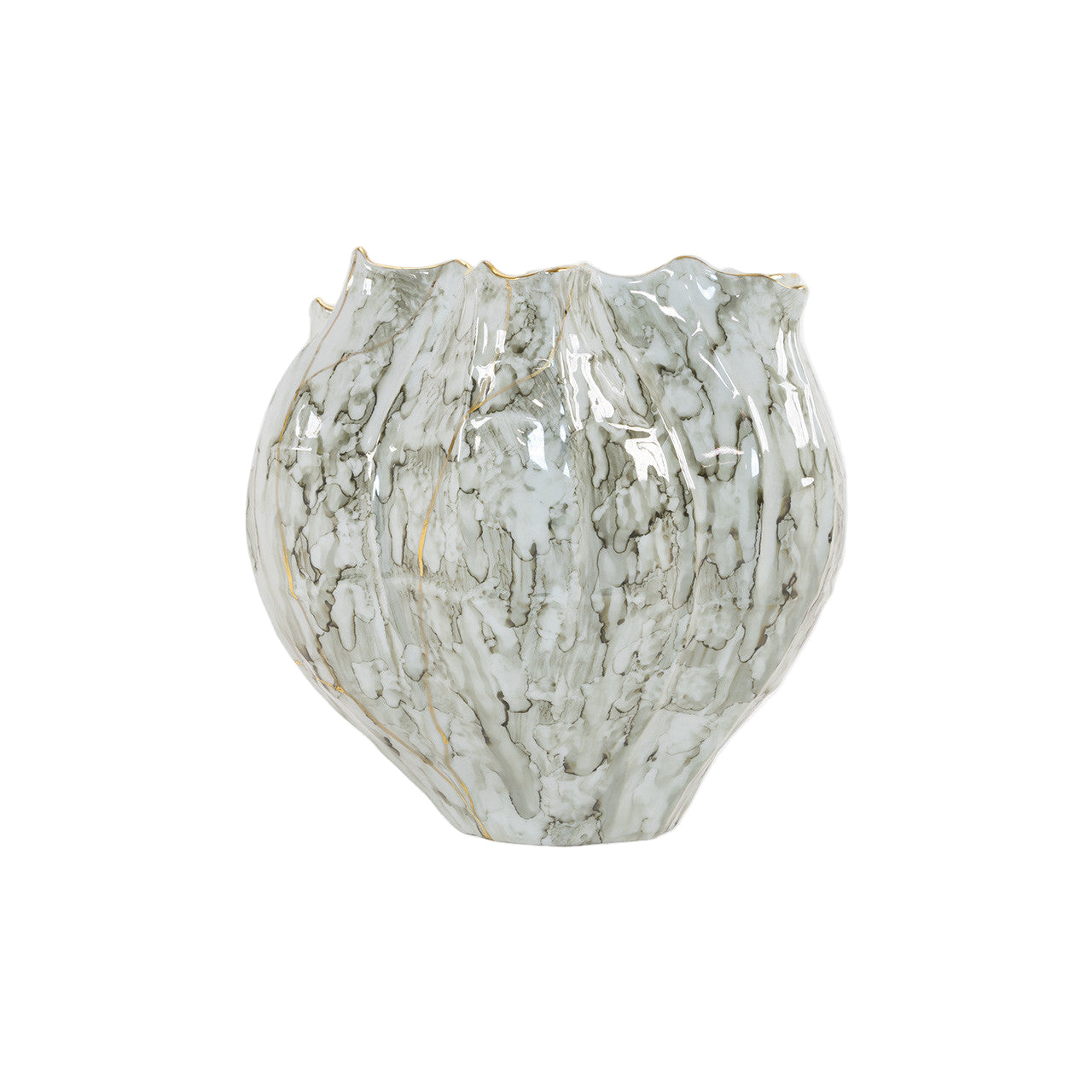 Carmine Short Vase