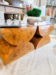 Geometric Wood Stool