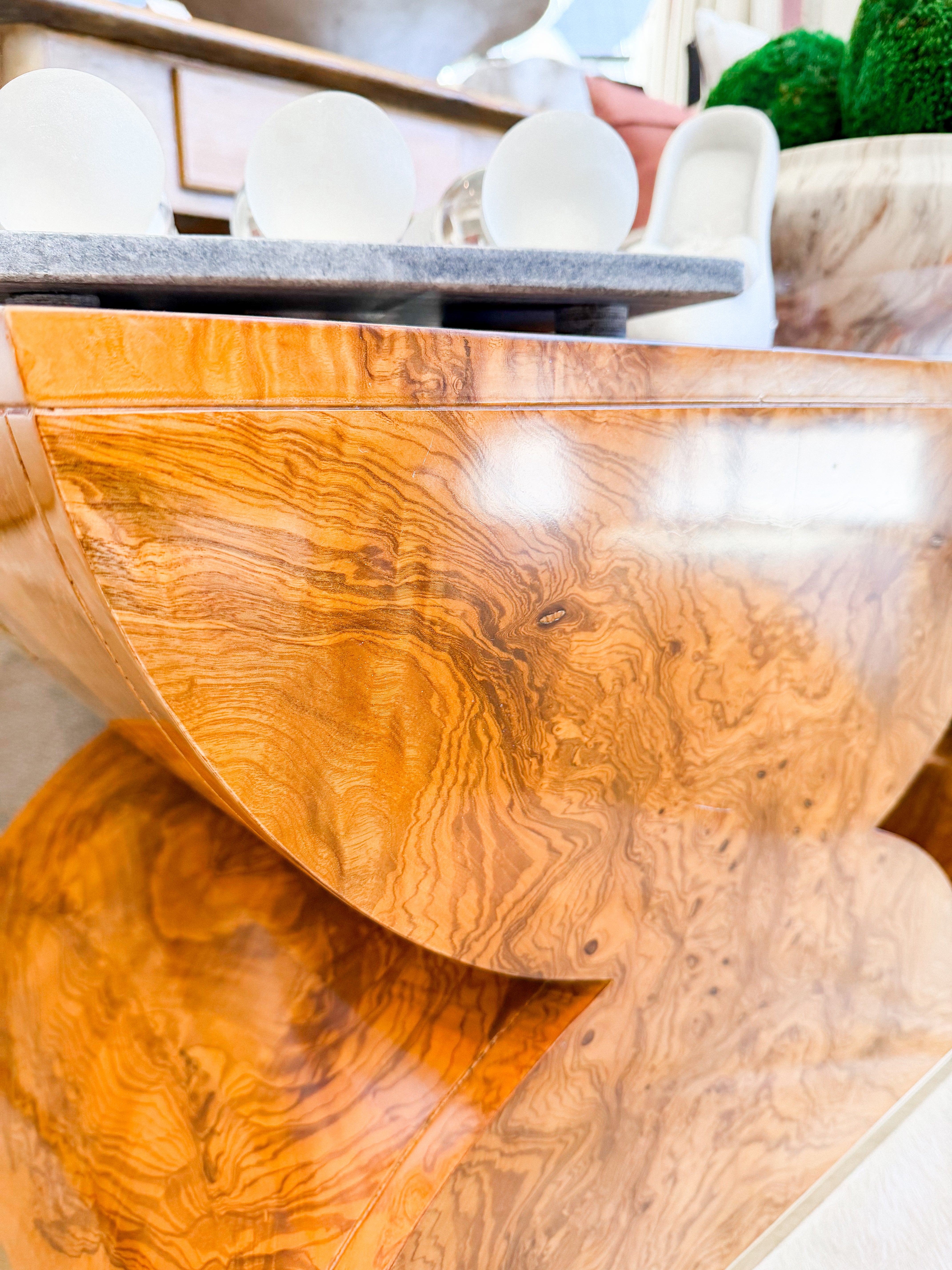 Geometric Wood Stool