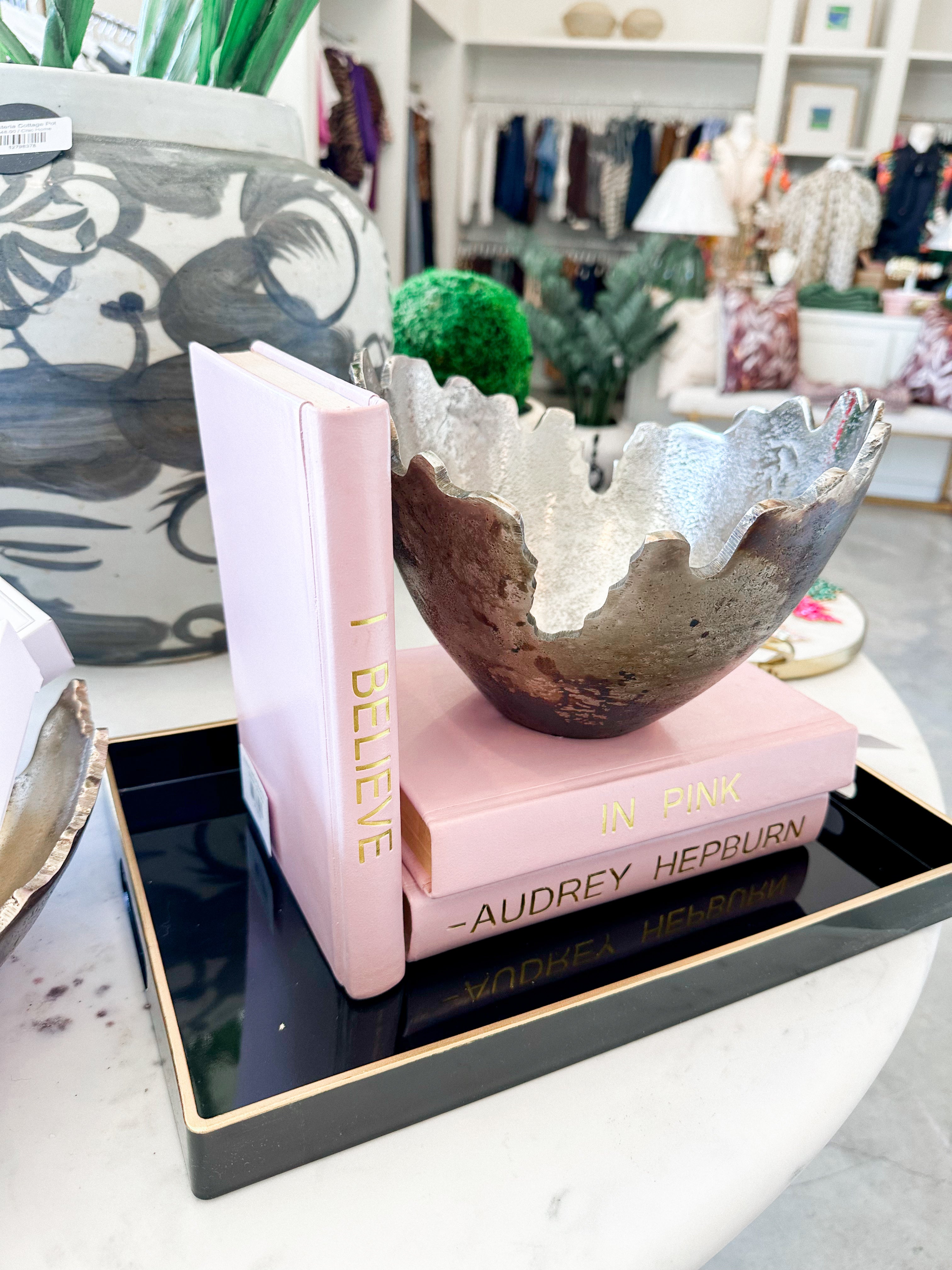 Audrey Leather Book Stack