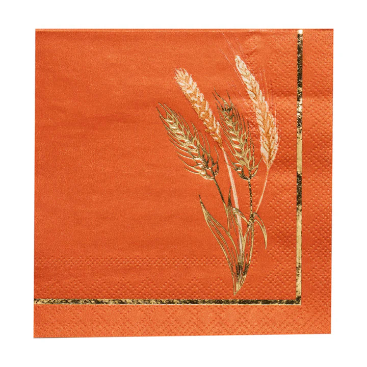 Harvest Wheat Cocktail Napkin