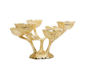 Bird Design Gold Relish Dish