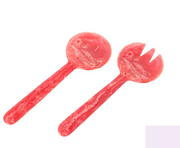 Pink Resin Salad Servers