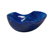 Blue Resin Fruit Bowl
