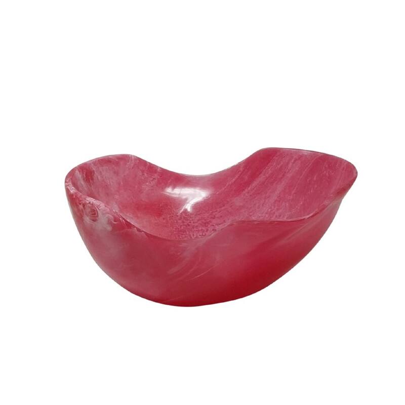Pink Resin Fruit Bowl