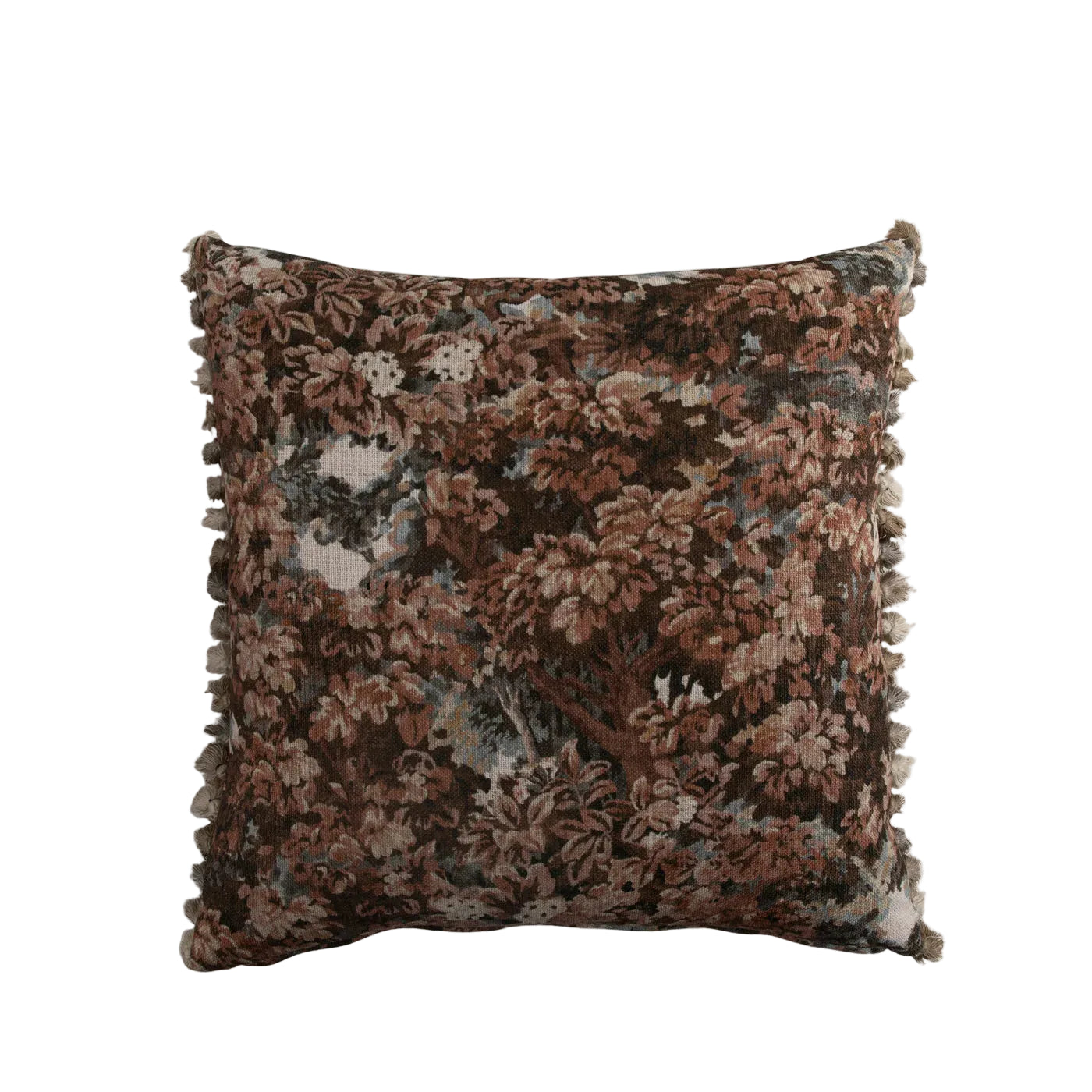 Flourish Rose Feather Pillow